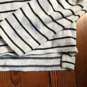 High rise sweater striped